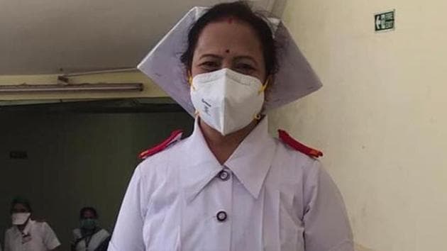 Kishori Pednekar, the mayor of Mumbai ensured that social distancing norms were adhered to during her visit to the hospital. (Photo : @KishoriPednekar) Kishori Pednekar, the mayor of Mumbai ensured that social distancing norms were adhered to during her visit to the hospital. (Photo : @KishoriPednekar)