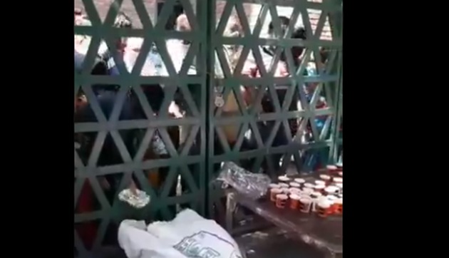 The video was shot at the Sharda Group of Institutions, which has been turned into a Covid-19 quarantine centre by the administration. (ANI Twitter) The video was shot at the Sharda Group of Institutions, which has been turned into a Covid-19 quarantine centre by the administration. (ANI Twitter)