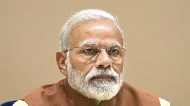 Prime Minister Narendra Modi stressed on the importance of maintaining a distance of two yards(HT Photo)
