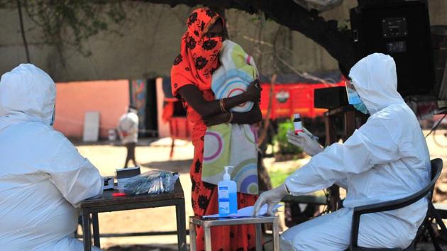 The patients are being monitored and their samples will be sent again. (HT Photo) The patients are being monitored and their samples will be sent again. (HT Photo)