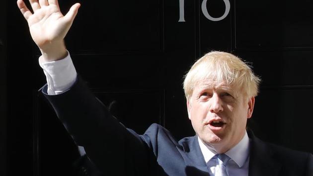 File Photo of Britain's Prime Minister Boris Johnson who returned to Downing Street on April 26, 2020, after staying at his country residence Chequers, where he has been recuperating since his release from hospital on April 12, due to being diagnose with Covid-19. (AFP File) File Photo of Britain's Prime Minister Boris Johnson who returned to Downing Street on April 26, 2020, after staying at his country residence Chequers, where he has been recuperating since his release from hospital on April 12, due to being diagnose with Covid-19. (AFP File)