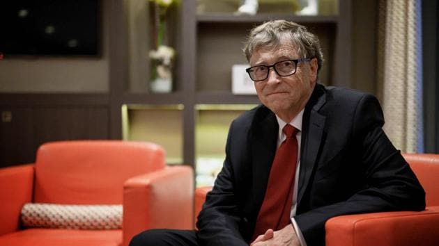 (FILES) In this file photo US Microsoft founder, Co-Chairman of the Bill & Melinda Gates Foundation, Bill Gates, poses for a picture on October 9, 2019, in Lyon, central eastern France, during the funding conference of Global Fund to Fight AIDS, Tuberculosis and Malaria. - Microsoft on Friday announced that co-founder Bill Gates has left its board of directors to devote more time to philanthropy. (Photo by JEFF PACHOUD / AFP)(AFP)
