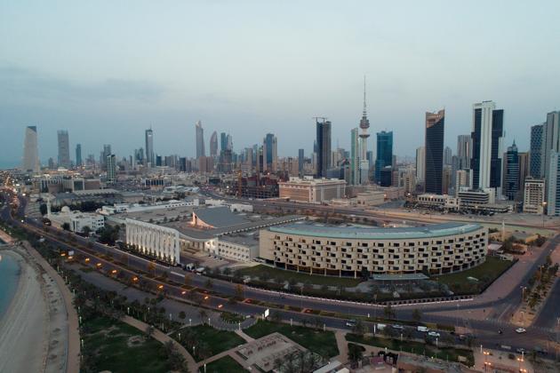 An aerial view shows Kuwait City and the National Assembly Building (Kuwait Parliament), after the country entered virtual lockdown, as a preventive measure against coronavirus disease (Covid-19) in Kuwait City.(REUTERS) An aerial view shows Kuwait City and the National Assembly Building (Kuwait Parliament), after the country entered virtual lockdown, as a preventive measure against coronavirus disease (Covid-19) in Kuwait City.(REUTERS)