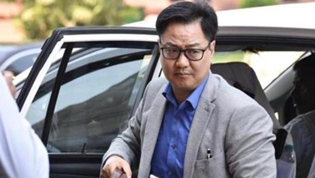 A file photo of Kiren Rijiju. (Sonu Mehta/HT PHOTO) A file photo of Kiren Rijiju. (Sonu Mehta/HT PHOTO)