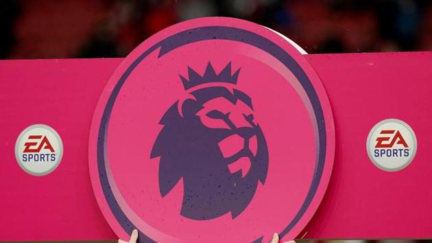 General view of the Premier League logo before the match. (REUTERS) General view of the Premier League logo before the match. (REUTERS)