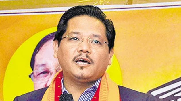 The gross salaries of Meghalaya Chief Minister Conrad K Sangma and his ministers will be deferred by 50%.(PTI) The gross salaries of Meghalaya Chief Minister Conrad K Sangma and his ministers will be deferred by 50%.(PTI)