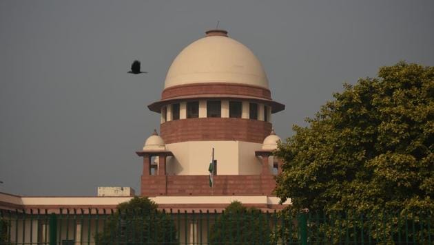 A Supreme Court staffer was tested positive for coronavirus on Monday(Amal KS/HT PHOTO) A Supreme Court staffer was tested positive for coronavirus on Monday(Amal KS/HT PHOTO)