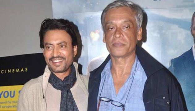 Sudhir Mishra and Irrfan worked as director-actor in Yeh Saali Zindagi.(Photo: Yogen Shah) Sudhir Mishra and Irrfan worked as director-actor in Yeh Saali Zindagi.(Photo: Yogen Shah)