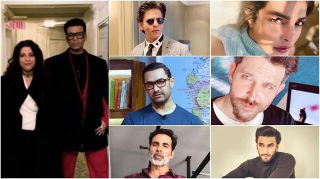 Shah Rukh Khan, Priyanka Chopra, Akshay Kumar, Hrithik Roshan, Aamir Khan, Ranveer Singh will all send special videos for Karan Johar and Zoya Akhtar’s Covid-19 relief concert. Shah Rukh Khan, Priyanka Chopra, Akshay Kumar, Hrithik Roshan, Aamir Khan, Ranveer Singh will all send special videos for Karan Johar and Zoya Akhtar’s Covid-19 relief concert.