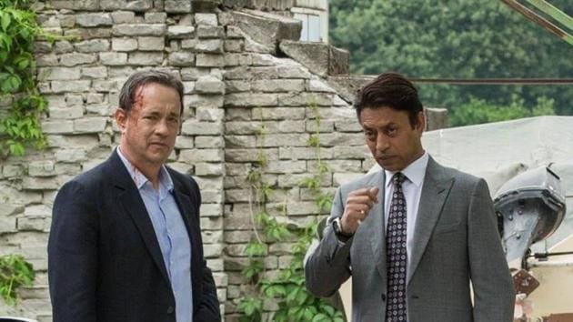 Irrfan Khan and Tom Hanks in a still from Inferno.