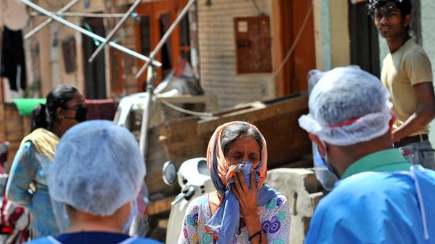 The website would also have a daily tracker of the number of Covid-19 cases and the testing statistics of the Capital. (Photo by Ravi Kumar/Hindustan Times) The website would also have a daily tracker of the number of Covid-19 cases and the testing statistics of the Capital. (Photo by Ravi Kumar/Hindustan Times)
