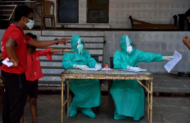 The central team concluded that the mortality rate of Covid-19 patients in Mumbai is less than the state’s average and the doubling rate is less than that of the state and the country, the BMC said. (Satish Bate/HT Photo) The central team concluded that the mortality rate of Covid-19 patients in Mumbai is less than the state’s average and the doubling rate is less than that of the state and the country, the BMC said. (Satish Bate/HT Photo)