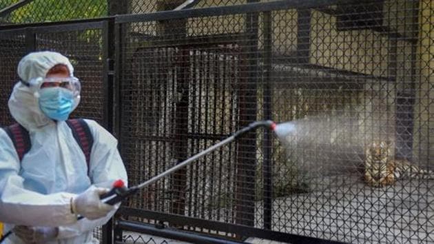 Last week, the Alipore Zoo in Kolkata, the oldest in India, launched an app to help people take virtual tours.(PTI) Last week, the Alipore Zoo in Kolkata, the oldest in India, launched an app to help people take virtual tours.(PTI)