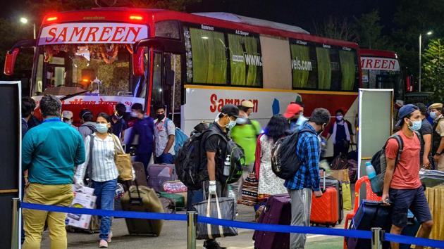 Officials said the students have made their own arrangements to travel by bus and the necessary route permits would be facilitated by the state government. (Image used for representation). (PTI PHOTO.)