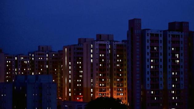 The DDA apartments above are currently part of a Covid Care Centre in Narela. Residents of the nearby Arayavrat Apartment say the centre has left them anxious about their health. The DDA apartments above are currently part of a Covid Care Centre in Narela. Residents of the nearby Arayavrat Apartment say the centre has left them anxious about their health.