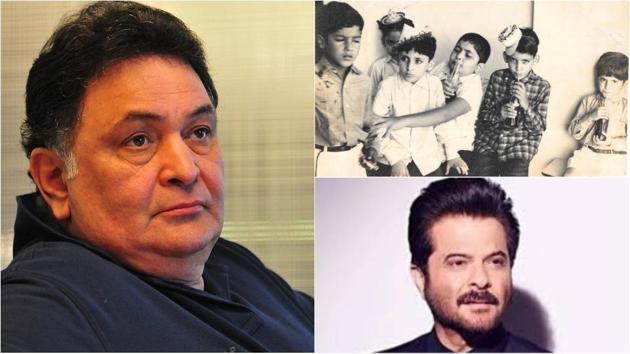 Anil Kapoor shared a childhood picture of him and Rishi Kapoor.