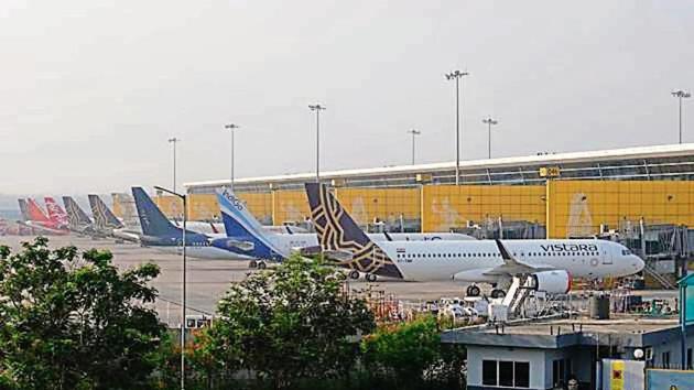 At airports with more than one terminal, initially only one terminal shall be used and larger terminals can be scaled down to reduce cleaning area, considering limited availability of material resources, the SOP stated.(Bloomberg) At airports with more than one terminal, initially only one terminal shall be used and larger terminals can be scaled down to reduce cleaning area, considering limited availability of material resources, the SOP stated.(Bloomberg)