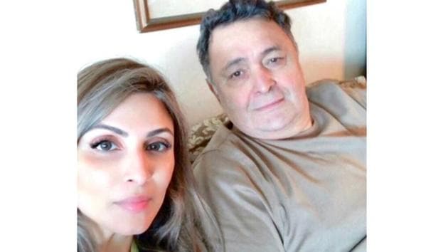 Riddhima Kapoor with father Rishi Kapoor. (Photo: Instagram/riddhimakapoorsahniofficial) Riddhima Kapoor with father Rishi Kapoor. (Photo: Instagram/riddhimakapoorsahniofficial)