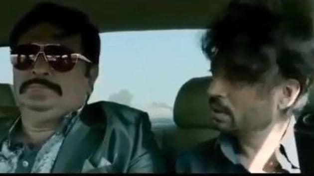 Rishi Kapoor and Irrfan Khan in a still from D-Day.