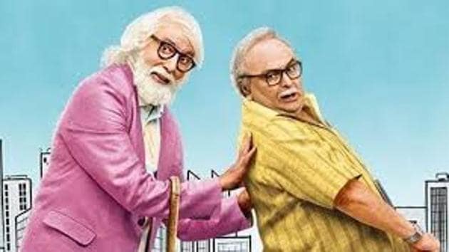 102 Not Out starred Amitabh Bachchan and Rishi Kapoor. 102 Not Out starred Amitabh Bachchan and Rishi Kapoor.