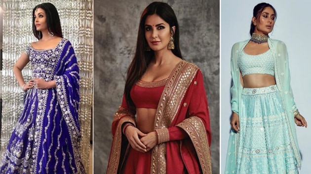 Fashion Throwback: Actors Kareena Kapoor Khan, Aishwarya Rai Bachchan, Sara Ali Khan, Alia Bhatt, Katrina Kaif, Deepika Padukone, Ananya Panday, Tara Sutaria, Kajol have chosen to wear some on the most beautiful traditional wedding wear at many occasions. Their best looks. (INSTAGRAM) Fashion Throwback: Actors Kareena Kapoor Khan, Aishwarya Rai Bachchan, Sara Ali Khan, Alia Bhatt, Katrina Kaif, Deepika Padukone, Ananya Panday, Tara Sutaria, Kajol have chosen to wear some on the most beautiful traditional wedding wear at many occasions. Their best looks. (INSTAGRAM)