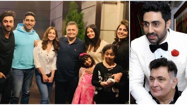 Rishi Kapoor and Abhishek Bachchan had family relations.