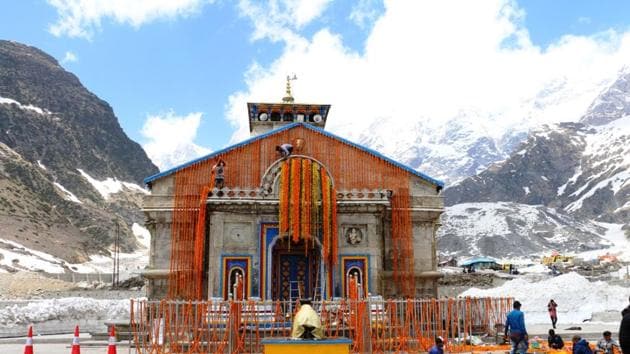 Kedarnath shrine.(HT Photo)