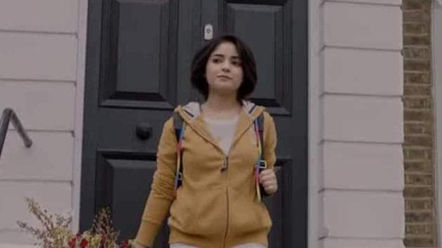 Zaira Wasim in a still from her film The Sky Is Pink.