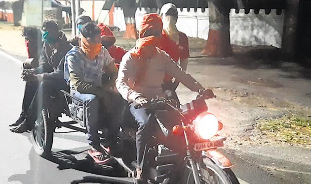 The group is travelling back to Madhubani (Bihar) from Jaipur (HT) The group is travelling back to Madhubani (Bihar) from Jaipur (HT)