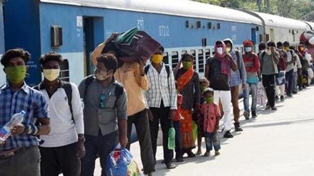 Till date, a total of 45,287 labourers have been sent to various states and 57,521 Rajasthanis have returned, most of them from Gujarat (45,789) while 1,225 have been sent back to that state.(ANI file photo)