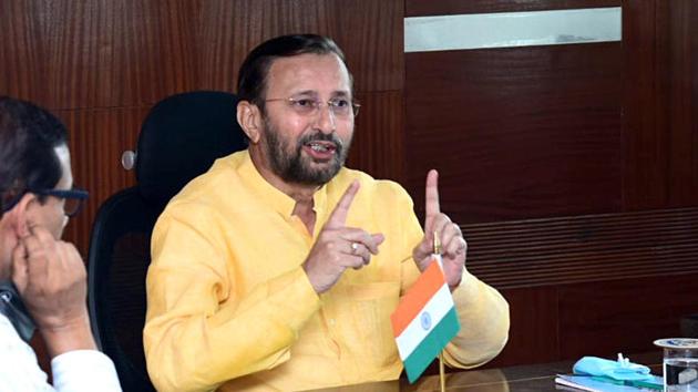 Union Minister for Environment, Forest & Climate Change, Information & Broadcasting and Heavy Industries and Public Enterprise, Prakash Javadekar said the pandemic’s worst might be over but it is not the time to be lax towards social distancing. (ANI) Union Minister for Environment, Forest & Climate Change, Information & Broadcasting and Heavy Industries and Public Enterprise, Prakash Javadekar said the pandemic’s worst might be over but it is not the time to be lax towards social distancing. (ANI)
