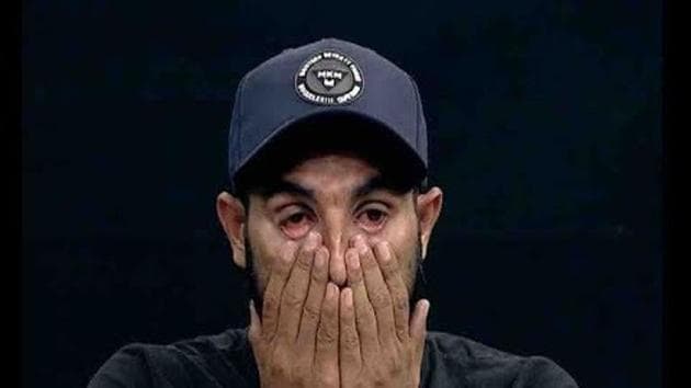 File Photo of Mohammed Shami getting emotional during a TV interview(Twitter) File Photo of Mohammed Shami getting emotional during a TV interview(Twitter)