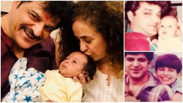 Rajesh Khattar has shared photos of son Vanraj for the first time.