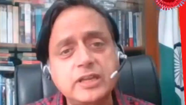 100 Hours 100 Stars: Congress lawmaker Shashi Tharoor during the 100 Hours 100 Stars conversation.