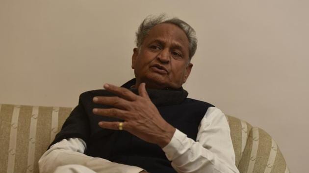 File photo of Rajasthan Chief Minister Ashok Gehlot. (Anshuman Poyrekar/HT Photo) File photo of Rajasthan Chief Minister Ashok Gehlot. (Anshuman Poyrekar/HT Photo)