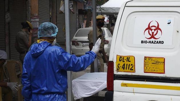 The most common forms were device-related pressure injuries, moisture-associated skin damage, and skin tears, and they were sometimes found at multiple parts of the same health care worker’s body.(Vipin Kumar/HT file photo. Representative image) The most common forms were device-related pressure injuries, moisture-associated skin damage, and skin tears, and they were sometimes found at multiple parts of the same health care worker’s body.(Vipin Kumar/HT file photo. Representative image)