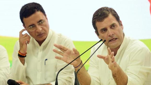 Sambit Patra has hit out at Rahul Gandhi and accused him of misleading people about the Aarogya Setu app.(Mohd Zakir/HT PHOTO) Sambit Patra has hit out at Rahul Gandhi and accused him of misleading people about the Aarogya Setu app.(Mohd Zakir/HT PHOTO)