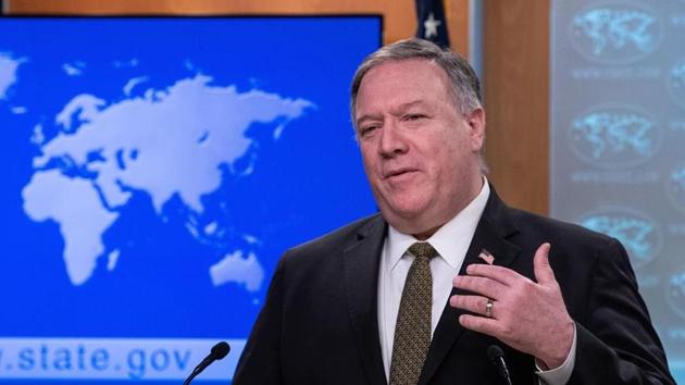 United States Secretary of State Mike Pompeo.(AP file photo) United States Secretary of State Mike Pompeo.(AP file photo)