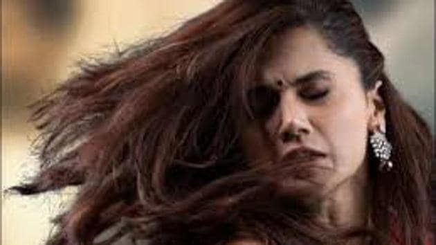 Taapsee Pannu in a still from Thappad. Taapsee Pannu in a still from Thappad.