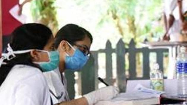 There were allegations that the 25-year-old student had complained of high fever and body ache, but the authorities only asked her to go on leave and did not get her tested.(ANI) There were allegations that the 25-year-old student had complained of high fever and body ache, but the authorities only asked her to go on leave and did not get her tested.(ANI)
