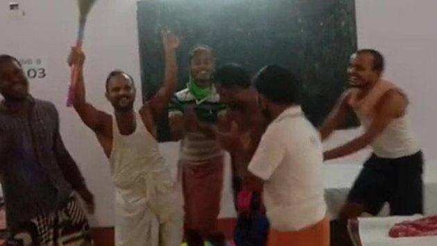 Odisha Police on Monday booked seven inmates of a government quarantine centre in Bhadrak district for making a TikTok video violating social distancing norms. (SOURCED.) Odisha Police on Monday booked seven inmates of a government quarantine centre in Bhadrak district for making a TikTok video violating social distancing norms. (SOURCED.)