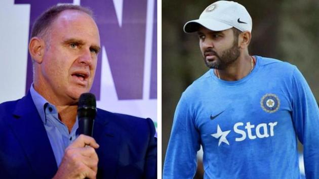 File image of Matthey Hayden and Parthiv Patel.(HT Collage) File image of Matthey Hayden and Parthiv Patel.(HT Collage)