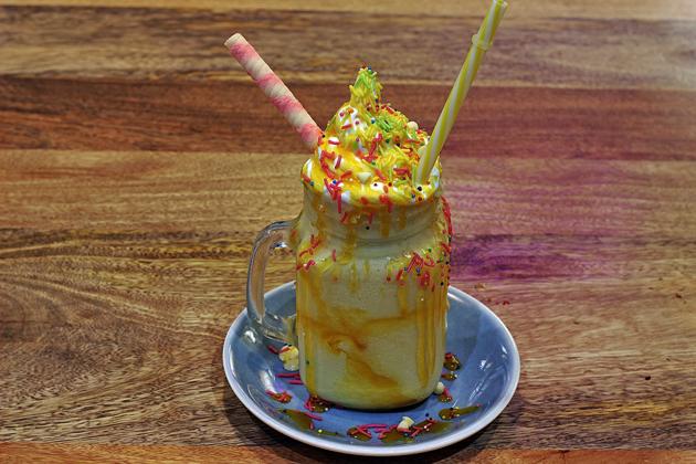 Banana Caramel Milkshake Banana Caramel Milkshake