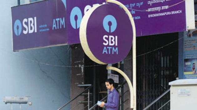 New logo/ monogram of SBI, State Bank of India. For stock shoot happened on 12.06.17, pic by hemant Mishra/mint(Hemant Mishra/Mint File Photo)