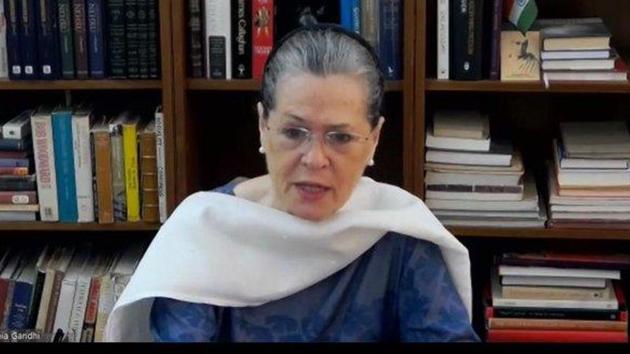 Congress president Sonia Gandhi. (Photo @INCIndia)