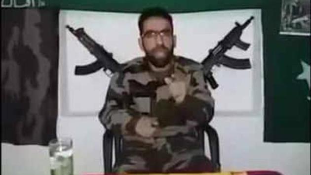 Security forces have trapped a top terrorist of Hizbul Mujahideen and two others after an hours-long gunbattle in Jammu and Kashmir’s Pulwama. (Photo: Twitter/@IjoydeepRoy) Security forces have trapped a top terrorist of Hizbul Mujahideen and two others after an hours-long gunbattle in Jammu and Kashmir’s Pulwama. (Photo: Twitter/@IjoydeepRoy)