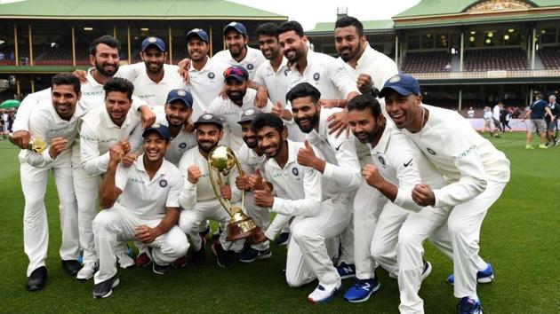 File Image of Indian Cricket Team with trophy.(Reuters) File Image of Indian Cricket Team with trophy.(Reuters)