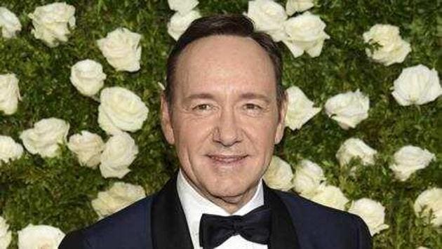Kevin Spacey arrives at the 71st annual Tony Awards at Radio City Music Hall in New York. (Evan Agostini/Invision/AP)