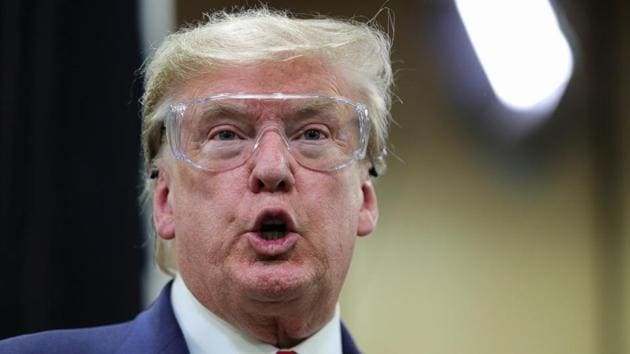 The American president is in a hurry to reopen the country and seek to reverse the economic downturn unleashed by the virus, with over 30 million jobless, with an eye on his re-election prospects.(REUTERS) The American president is in a hurry to reopen the country and seek to reverse the economic downturn unleashed by the virus, with over 30 million jobless, with an eye on his re-election prospects.(REUTERS)