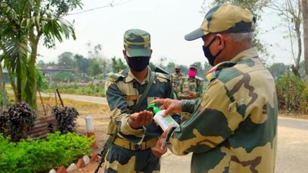 BSF personnel have been asked to exercise caution to prevent further spread of coronavirus cases in the force. (ANI Photo) BSF personnel have been asked to exercise caution to prevent further spread of coronavirus cases in the force. (ANI Photo)